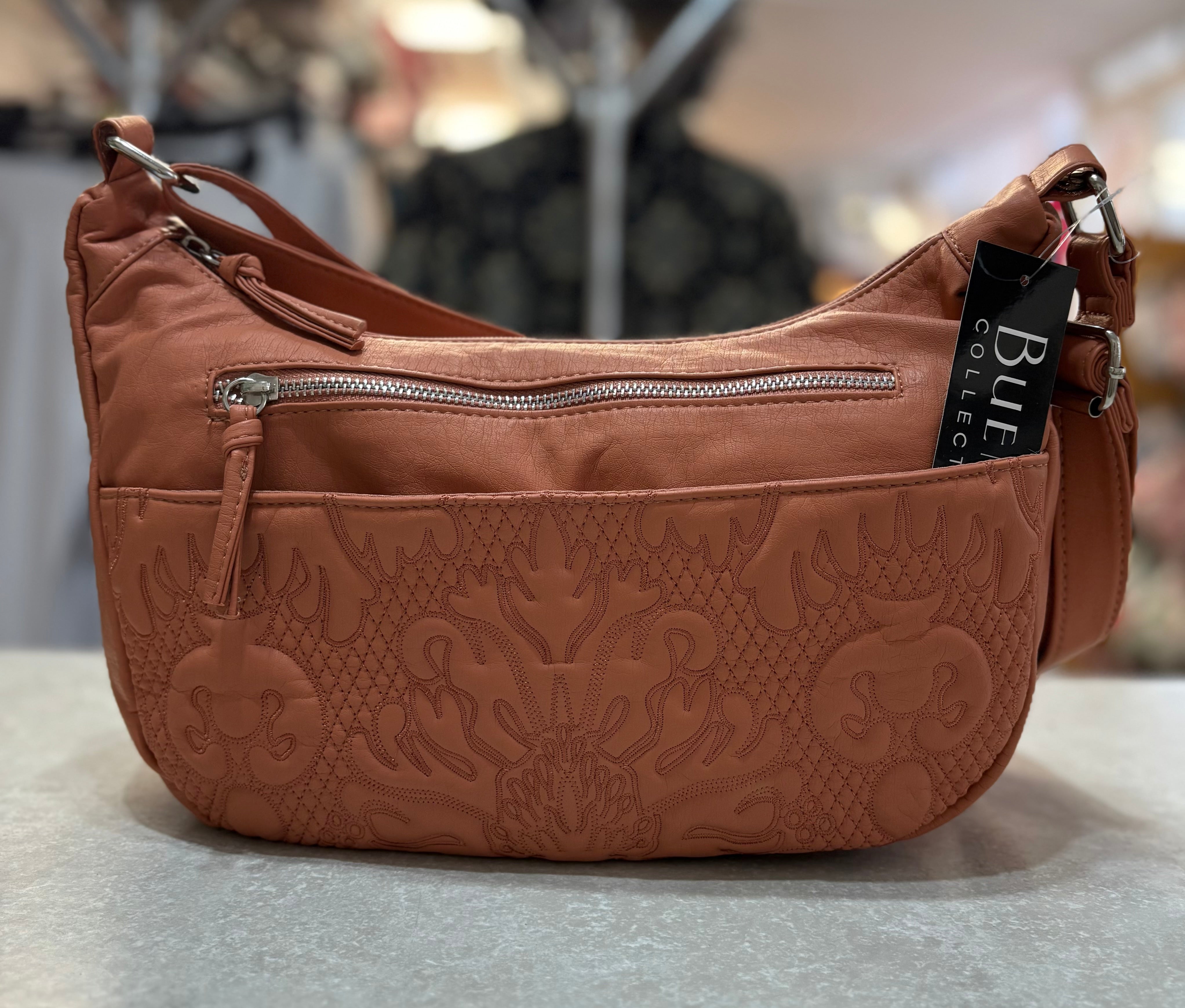 52126 Half Moon Crossbody Quilted Bag