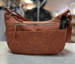 52126 Half Moon Crossbody Quilted Bag