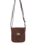 V-80 Leather Small Lock XBody Bag