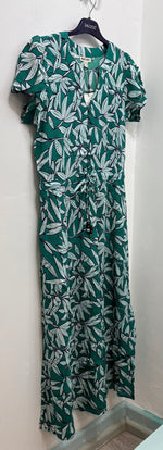 242 Leaf Print Dress