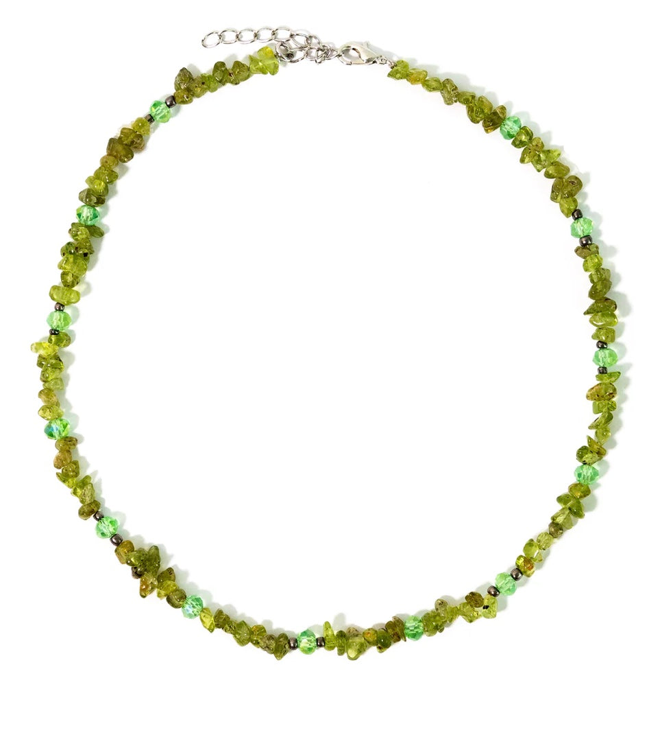 CHN08 PERIDOT NECKLACE