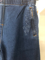 D17 Blue Denim Pull up Jeans