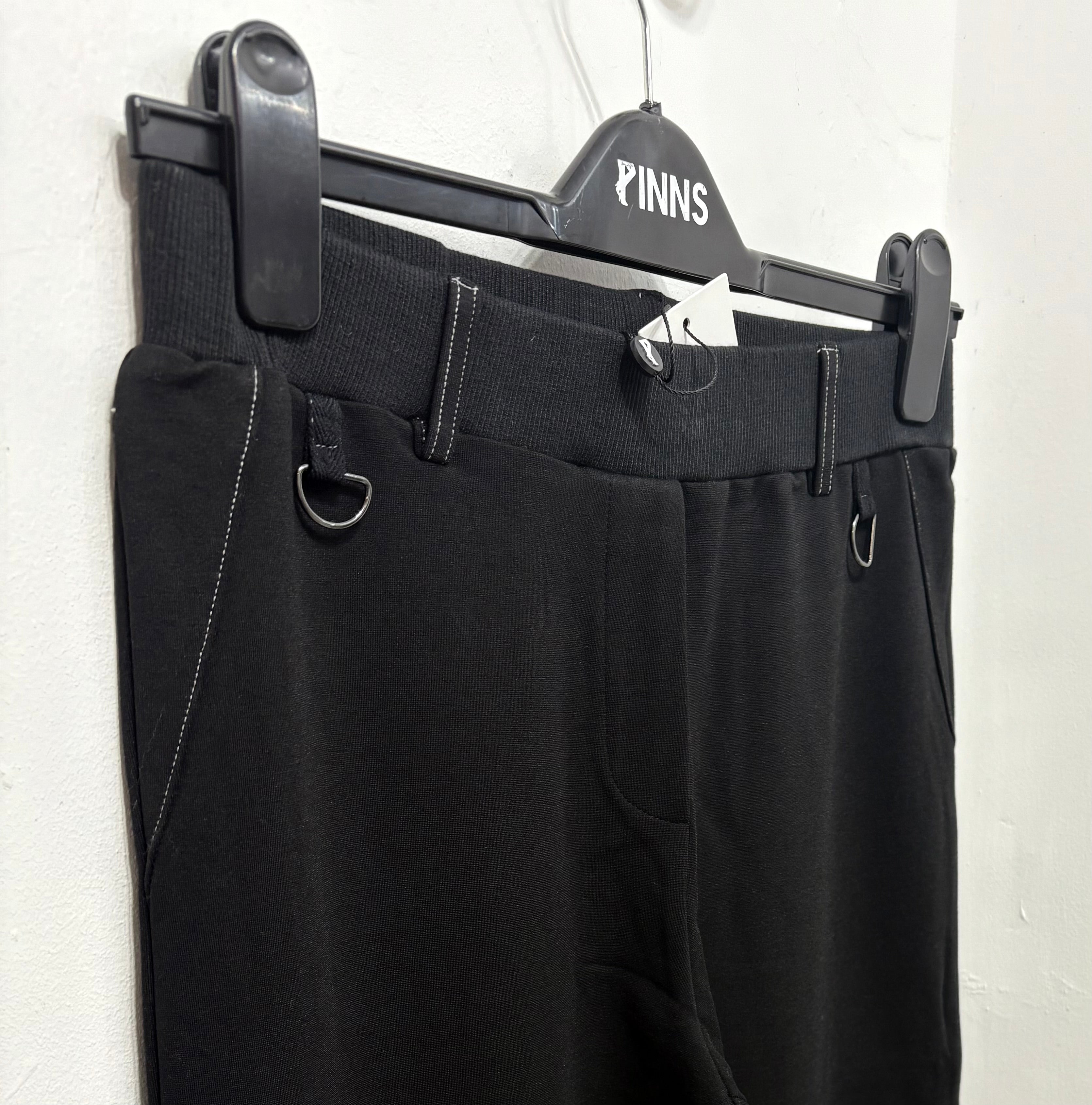 706T Black Straight Leg Ponte Trouser