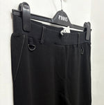 706T Black Straight Leg Ponte Trouser