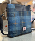 H2307 Strathurie Tweed Skye Blue Crossbody Bag
