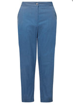 Stretch Light Poplin Folly Trouser - Soft Blue