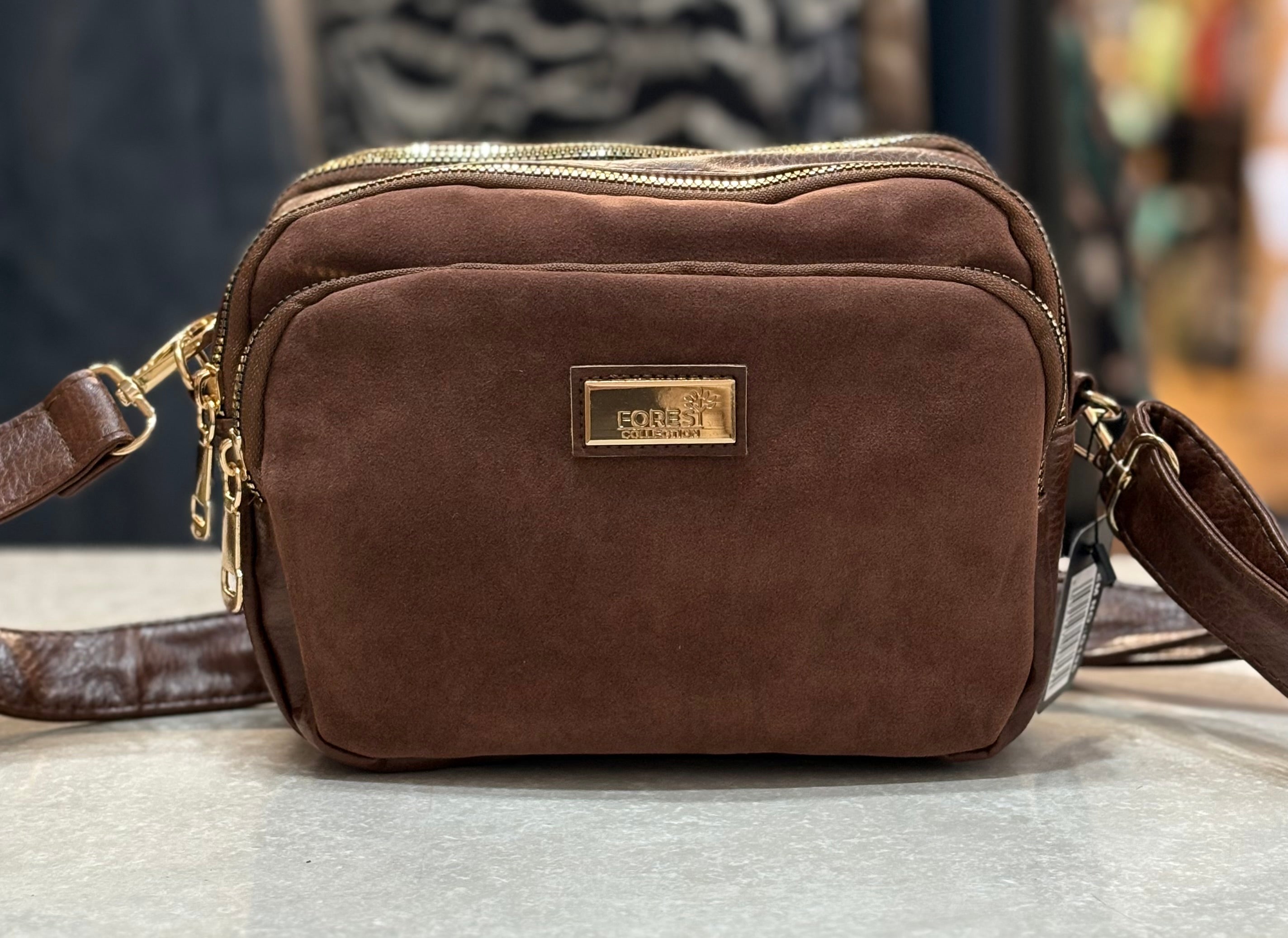 G196 Faux Leather Camera Bag