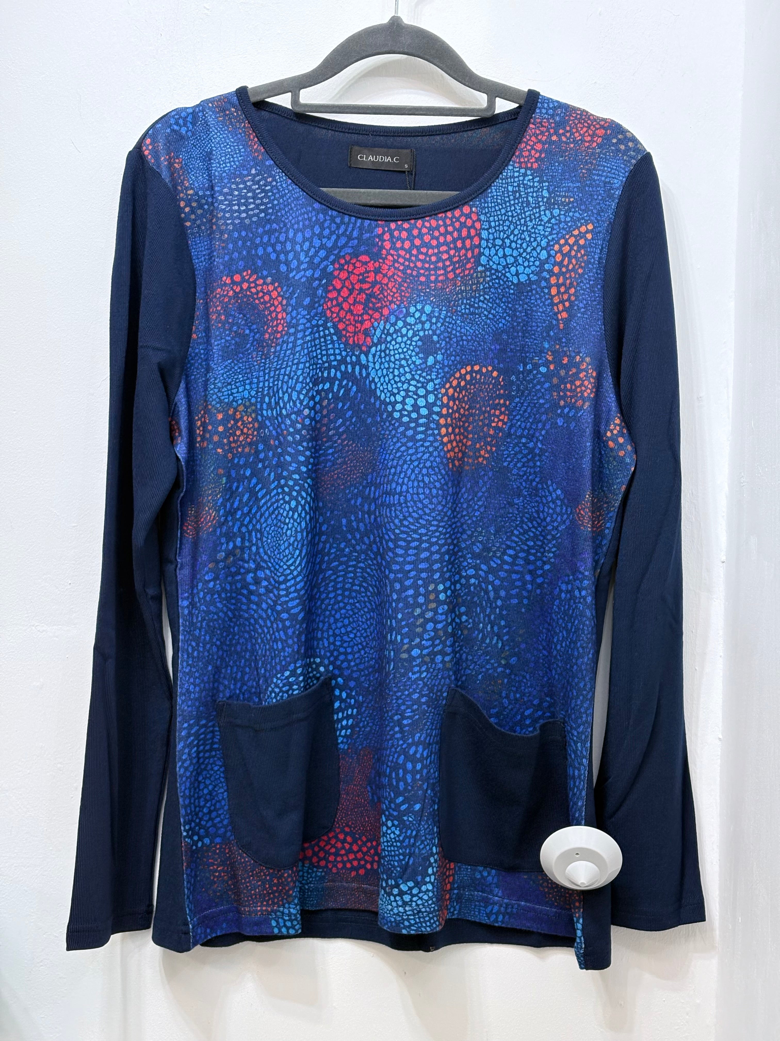 13055 TUNIC WITH MATCHING SNOOD