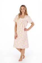 Watercolour Floral Print 42" Woven Nightdress ND05230