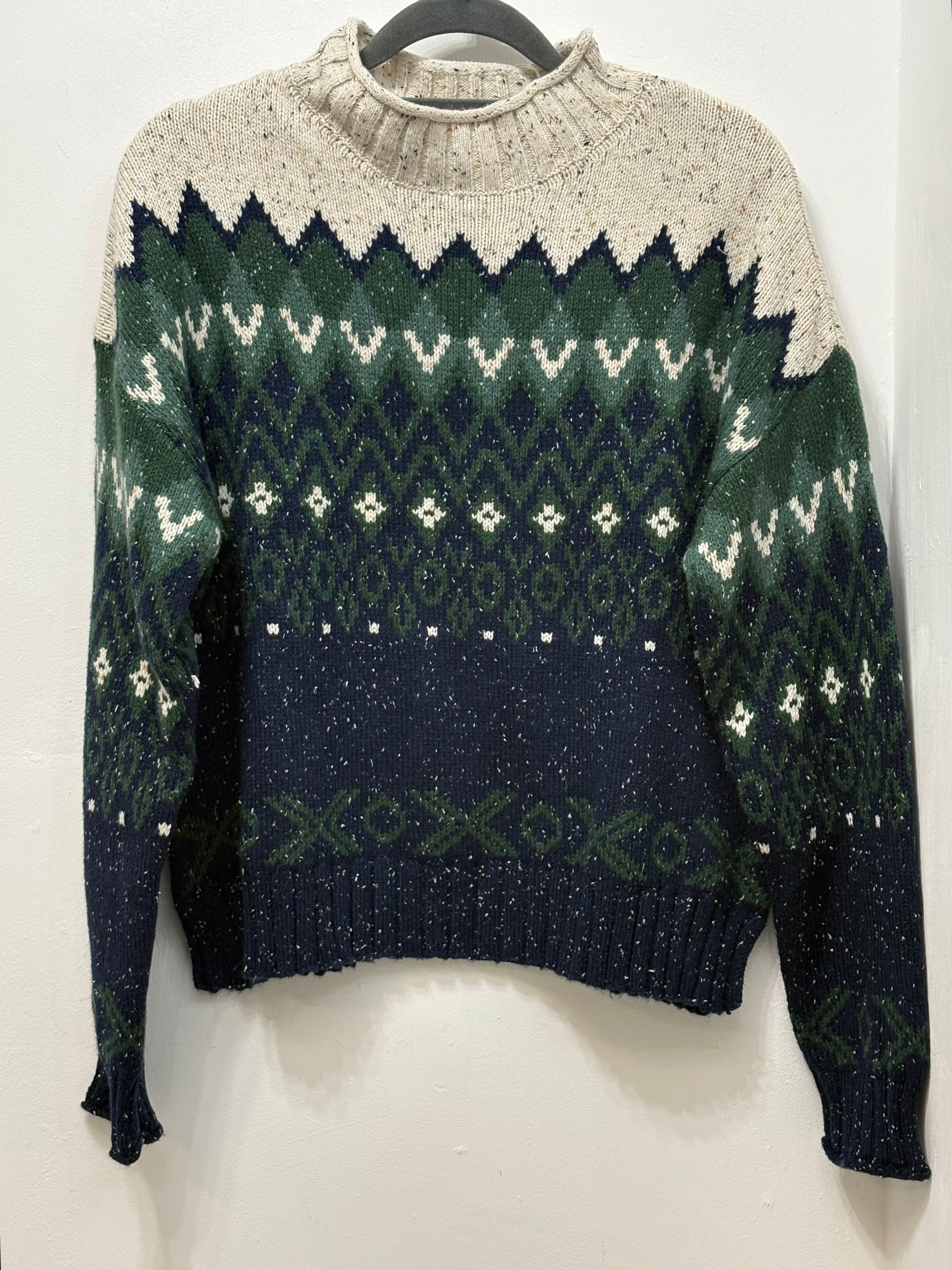 LM25666 FAIR ISLE HIGH NECK JUMPER