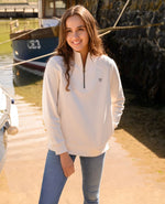 Ladies Coral Jersey 1/2 Zip Top