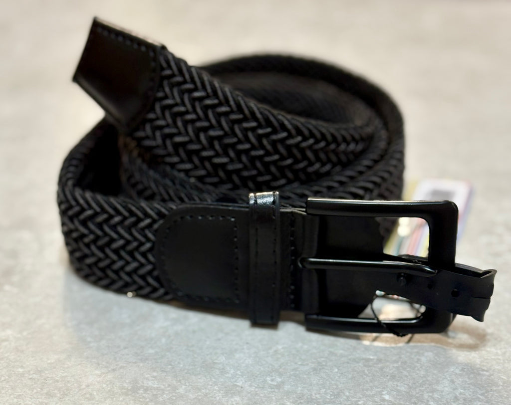 Stretchy 42 Black & Grey Belt