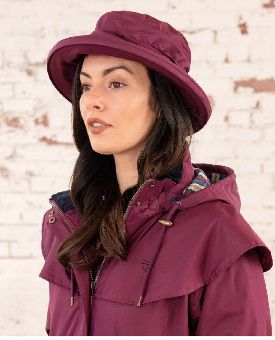 Canterbury Waterproof Hat Plum