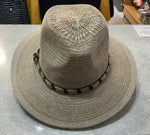 Natalie Hat Natural with rope band