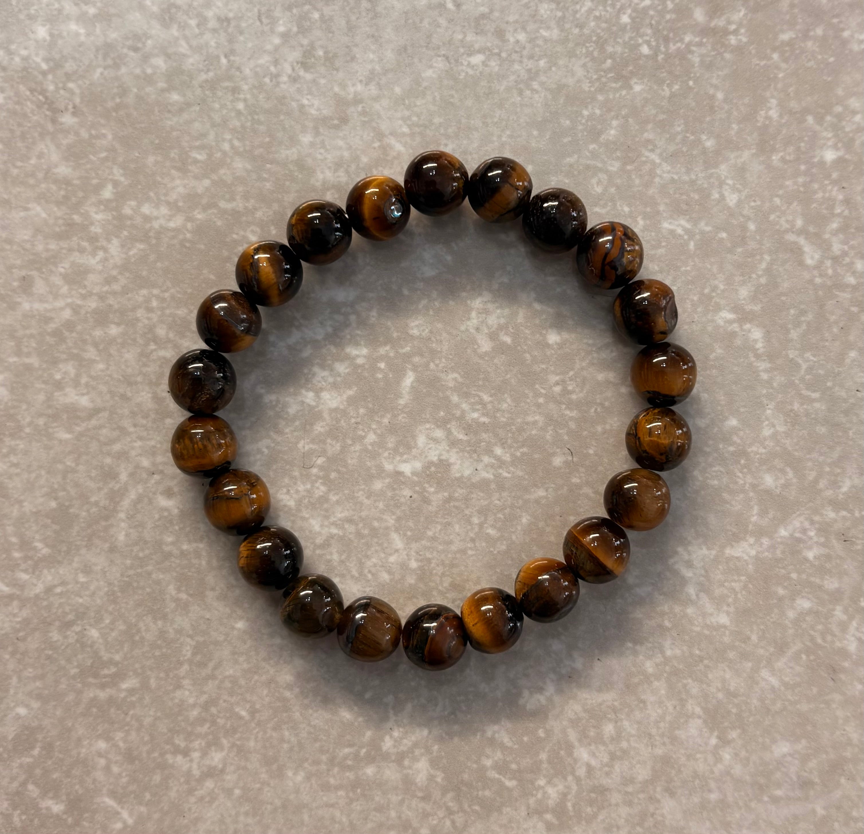 204076 Tortoiseshell Bead Bracelet