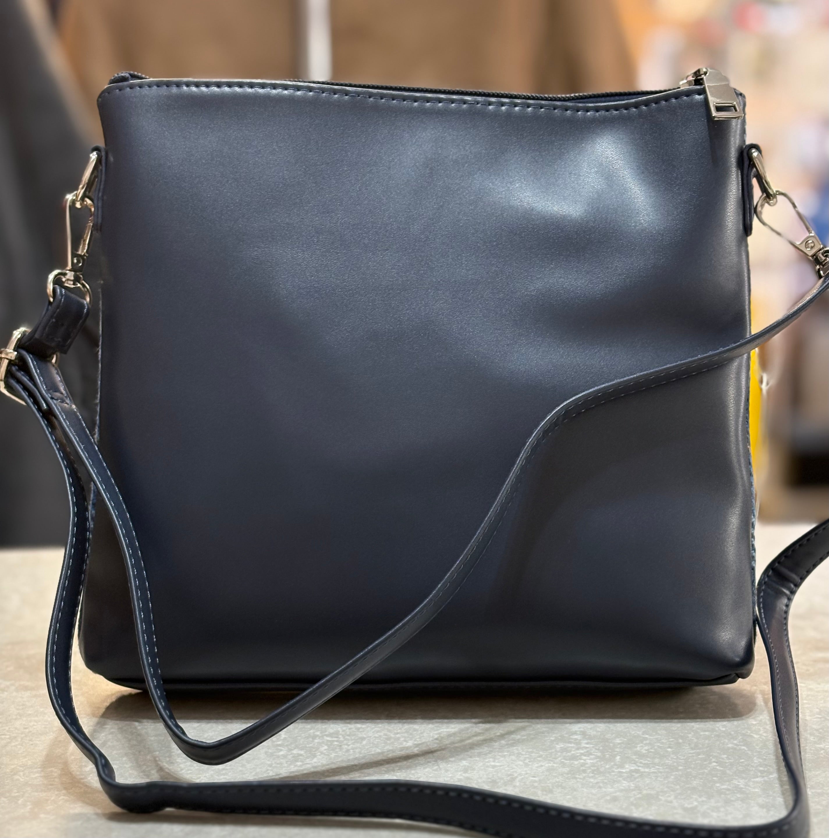 H2307 Strathurie Tweed Skye Blue Crossbody Bag