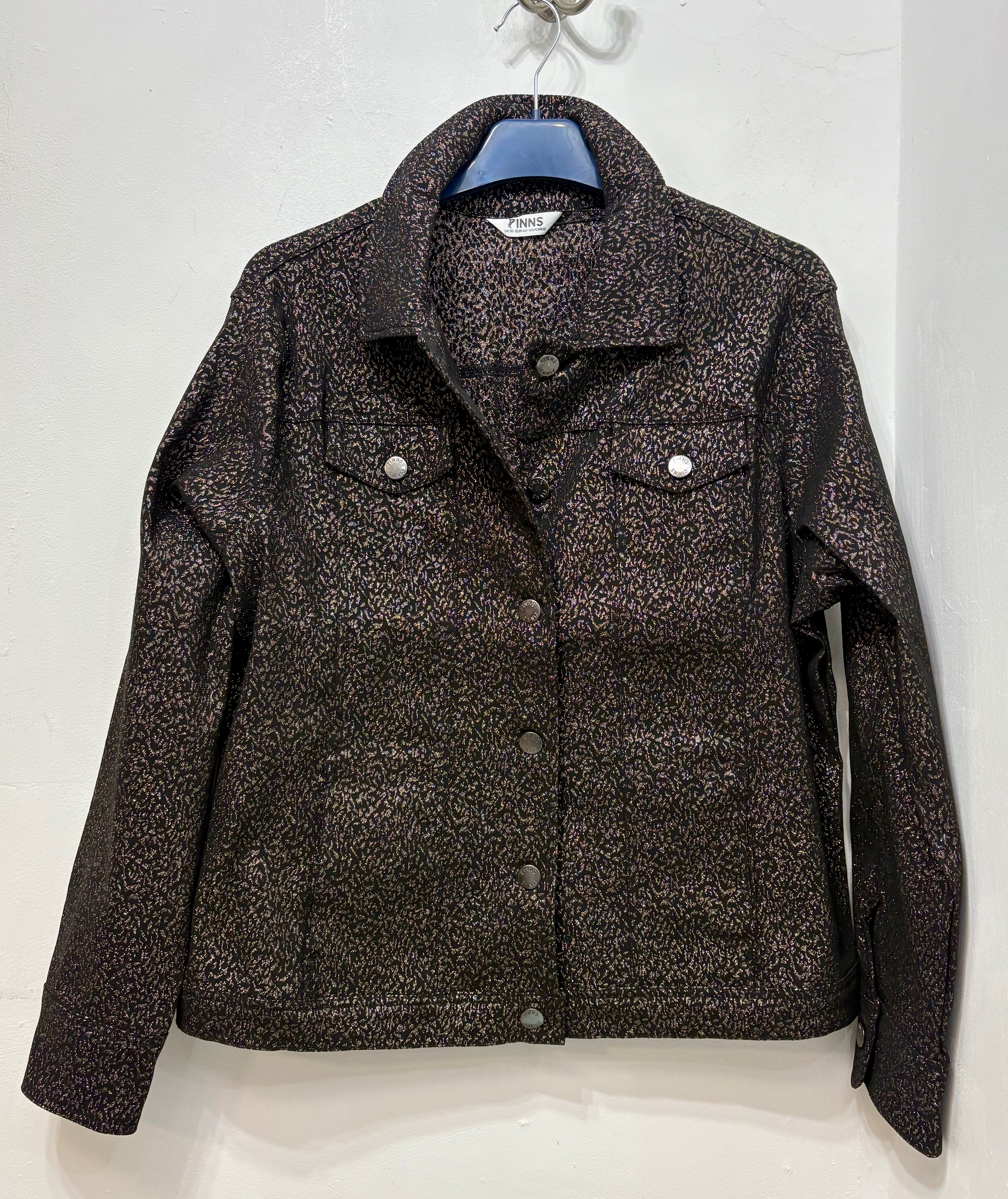 565JK Black & Gold Bengaline Jacket