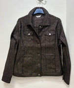 565JK Black & Gold Bengaline Jacket