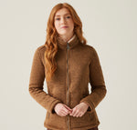 RWA586 Razia II Full Zip Bonded Fleece | Bran Brown(Light Vanilla)