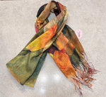 LP3767 Luxury Lily Print Scarf