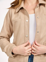 584 FAUX SUEDE JACKET