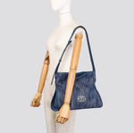 JNY26722 Denim Look Shoulder Bag
