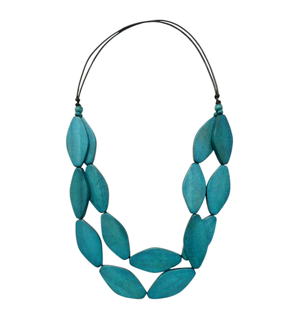 HC009 Leaf Cut Necklace