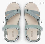 RWF881 Santa Clara II Sandals | Glacier Green Light Vanilla