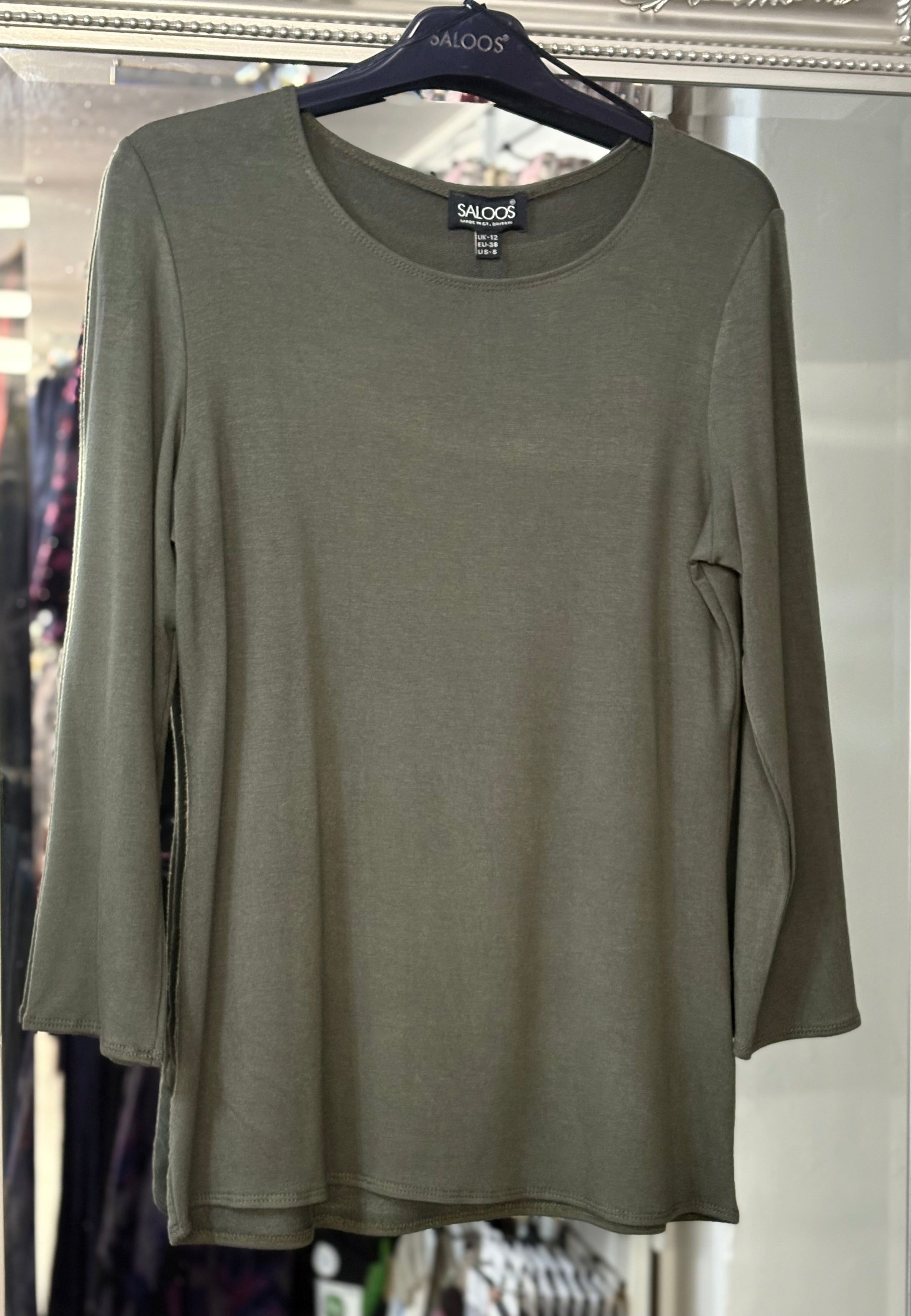 3090-1515 Khaki Plain Top