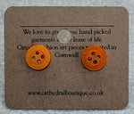 Button Stud Earrings