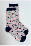 Lms22 BAMBOO STARS PRINT SOCKS