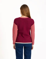 691 COLOUR BLOCK CARDIGAN