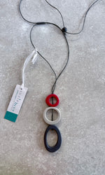 Bb6204 Adjustable Resin/Cord Necklace