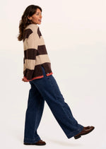 Eira Stripe Crew Neck Knitted Jumper