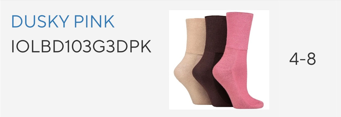 IOLB BAMBOO DIABETIC SOCKS