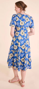 DF2174 FLUTTER SLEEVE DRESS