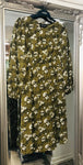 7444 Khaki Print Dress