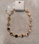 2011176G Gold-Tone Circular Links Necklace