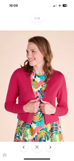 KR7085 Organic Cotton Cropped Cardigan