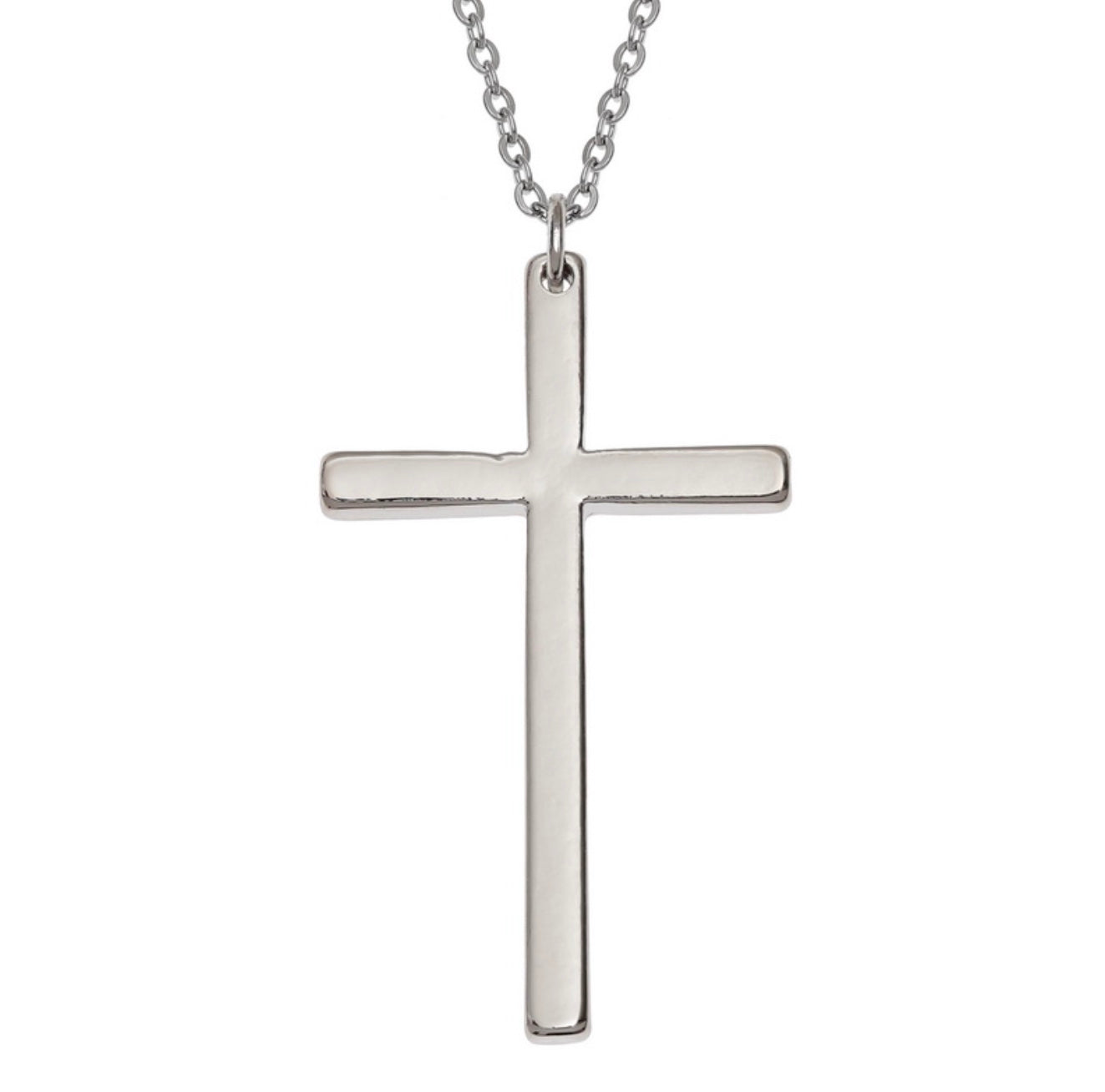W0044 Silver Cross Necklace