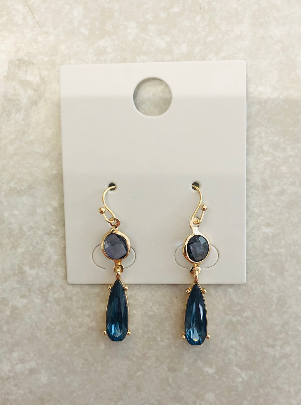 205872 Blue Stone Earrings