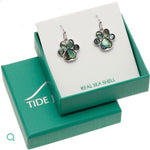 Tj973 Dog paw print earrings