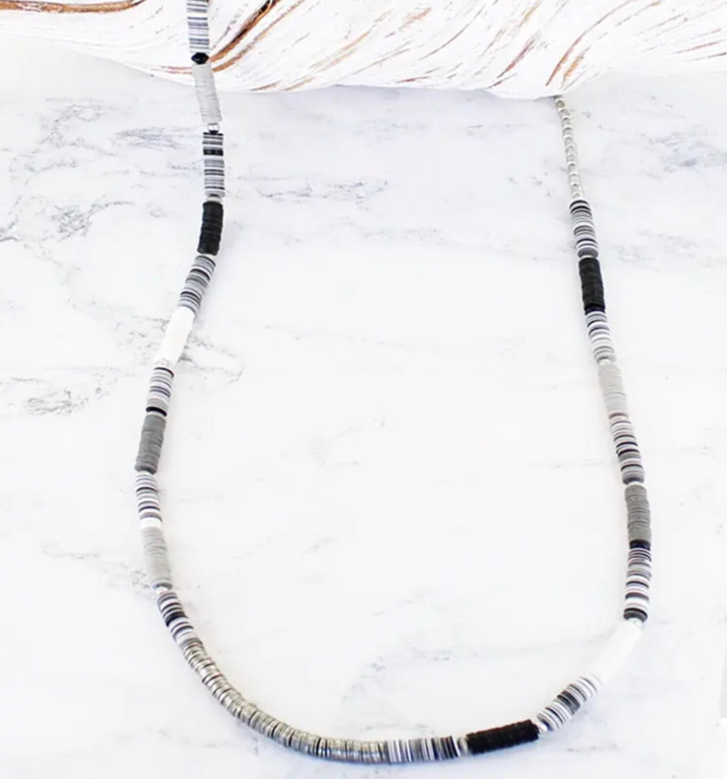 KH1902 Long Sequin Necklace
