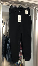 616CT Black Ponte Slim Fit Trouser