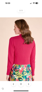 KR7085 Organic Cotton Cropped Cardigan