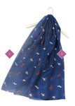 3004 Galloping Horse Print Scarf