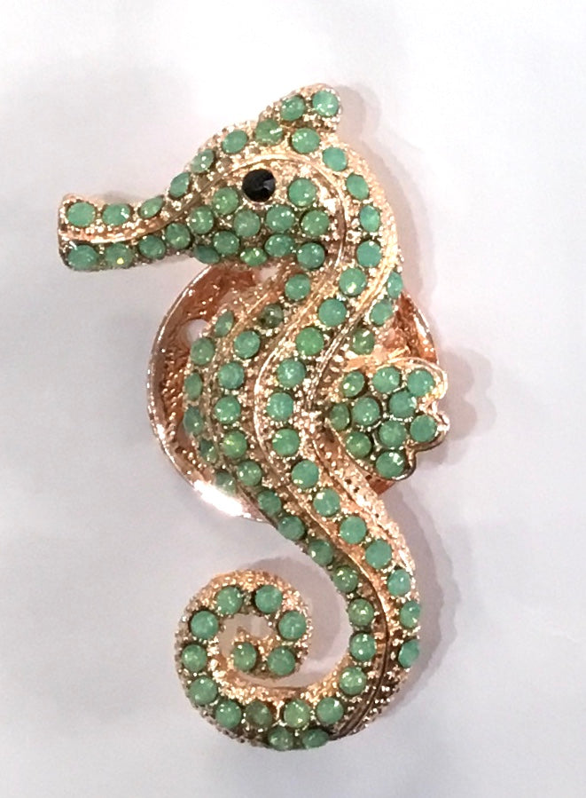 7397 Seahorse Magnetic Clasp Brooch