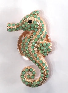 7397 Seahorse Magnetic Clasp Brooch