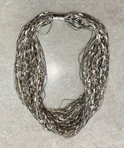 Shmm924 Sparkle Magnetic Mesh Scarf/Necklace