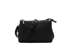 XY6673 Triple zip Crossbody/Shoulder Bag